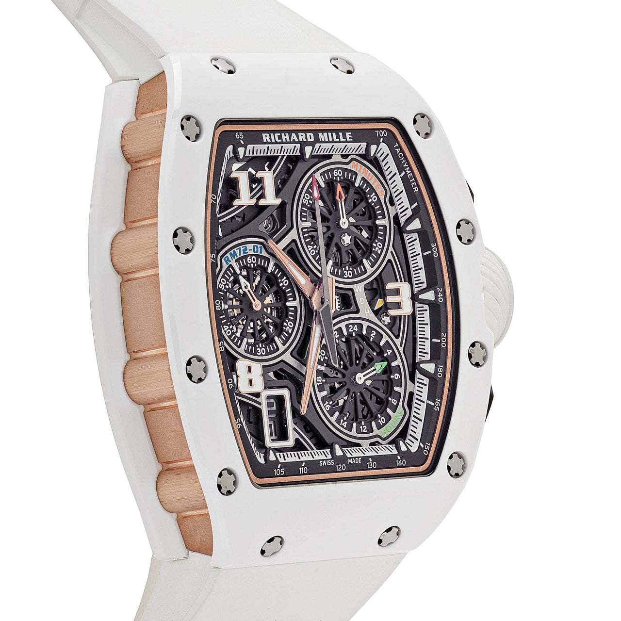 Richard Mille RM 72-01 Lifestyle In-House Chronograph White Ceramic (2023)