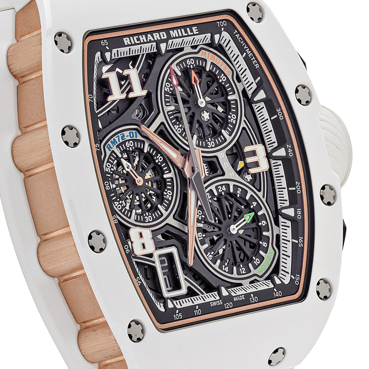 Richard Mille RM 72-01 Lifestyle In-House Chronograph White Ceramic (2023)