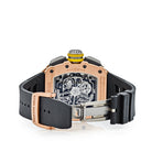 Luxury Watch Richard Mille Rose Gold Flyback Chronograph RM11-03 Wrist Aficionado