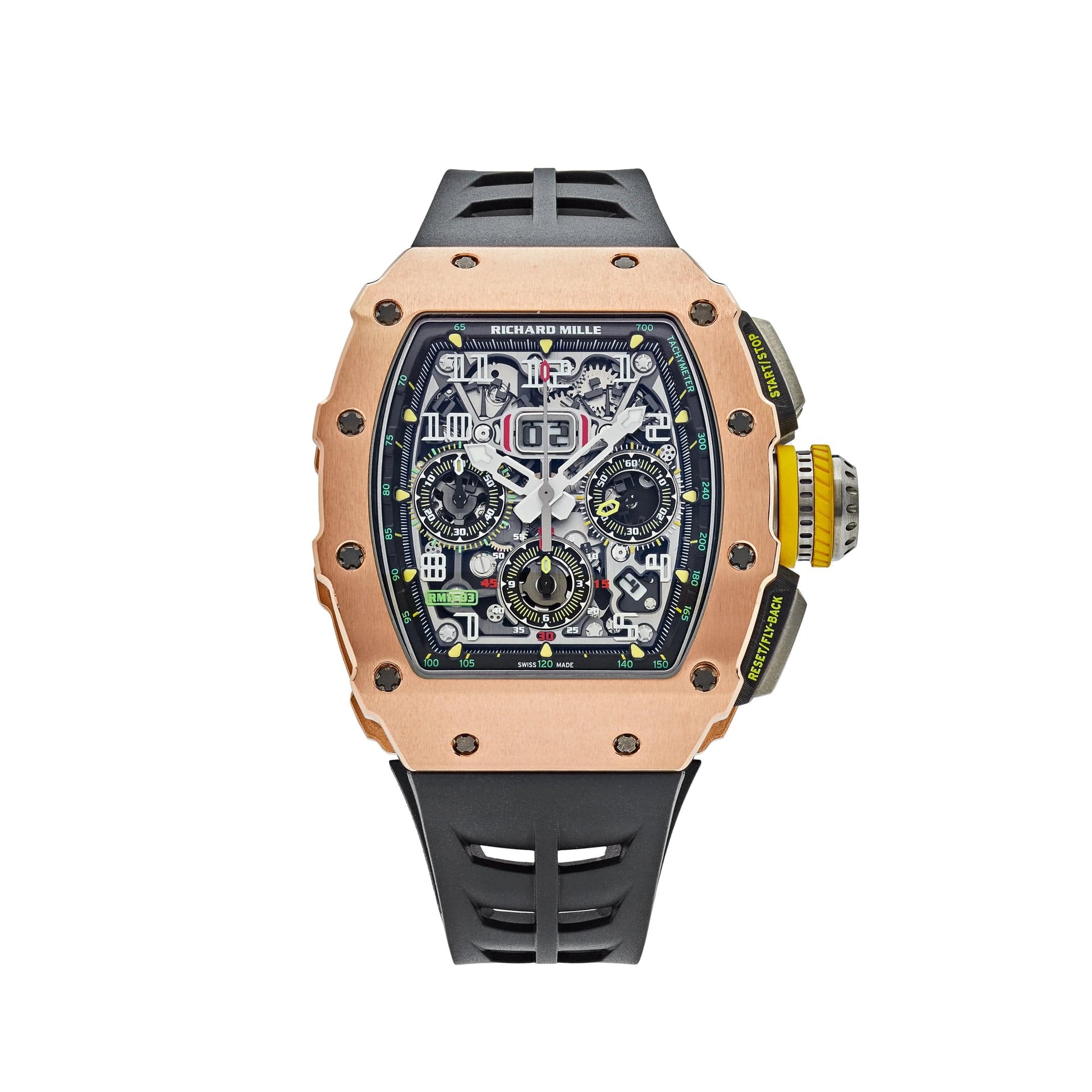 Richard Mille Full Rose Gold Flyback Chronograph RM 11-03 – Wrist