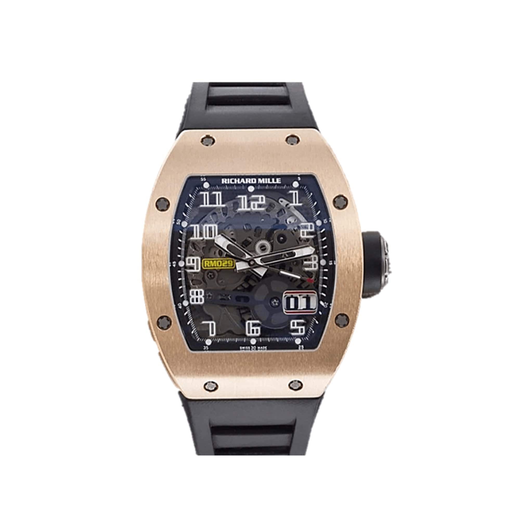 Luxury Watch Richard Mille Rose Gold RM029 Wrist Aficionado