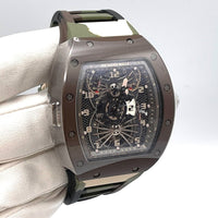 Thumbnail for Luxury Watch Richard Mille Tourbillon Aerodyne Brown Ceramic RM022 Wrist Aficionado