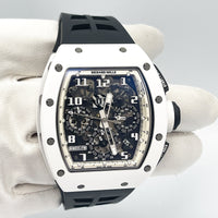 Thumbnail for Luxury Watch Richard Mille White Ghost Ceramic Limited Edition RM011-FM Wrist Aficionado