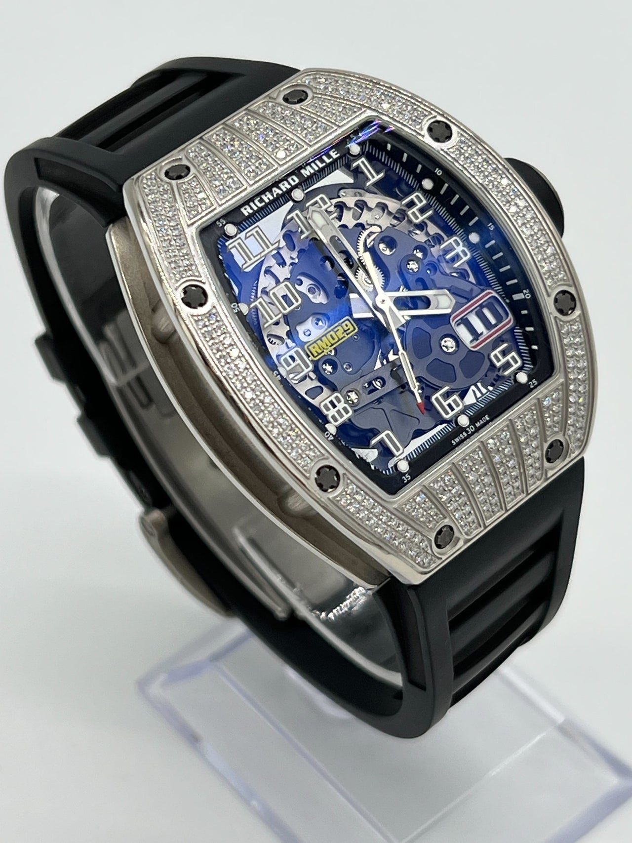 Richard Mille White Gold Diamonds RM029 Wrist Aficionado