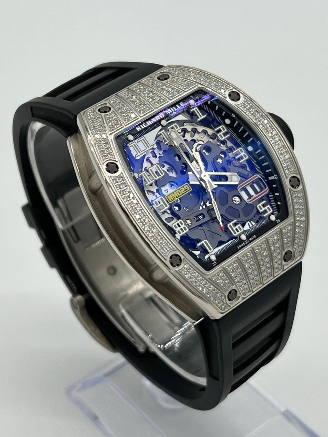 Richard Mille White Gold Diamonds RM029 Wrist Aficionado