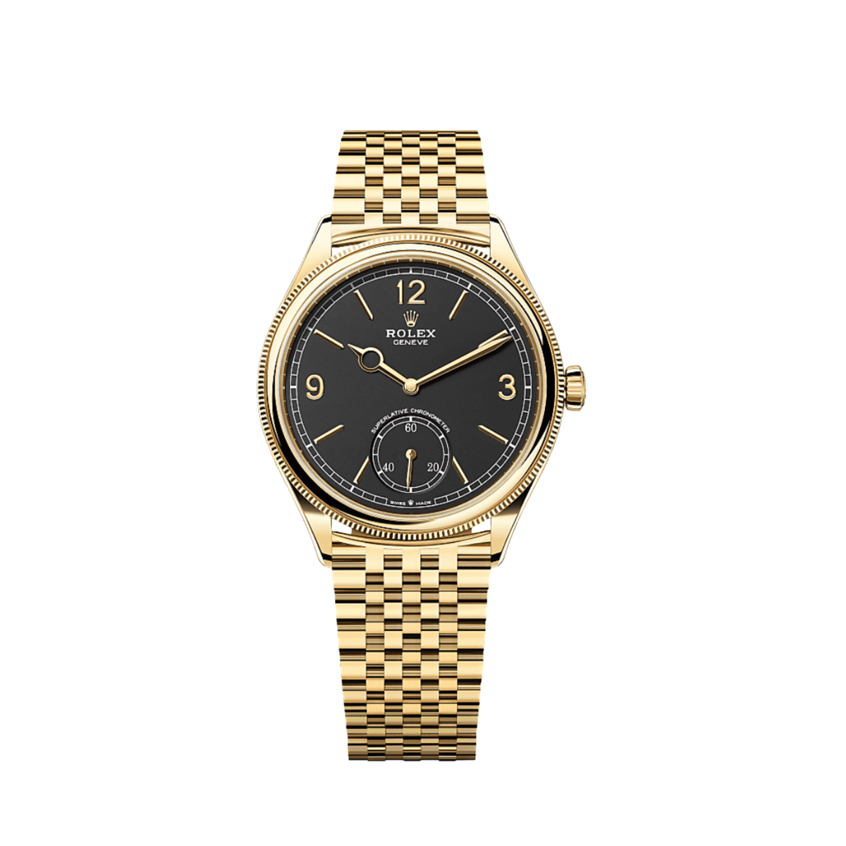 アスティエセレクト　オーナメント 腕時計 ROLEX ロレックス Rolex Perpetual 1908 52508 Yellow Gold Intense Black Dial (2025