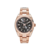 Thumbnail for Rolex Sky-Dweller Rose Gold Rhodium Dial 326935 (2022) Wrist Aficionado