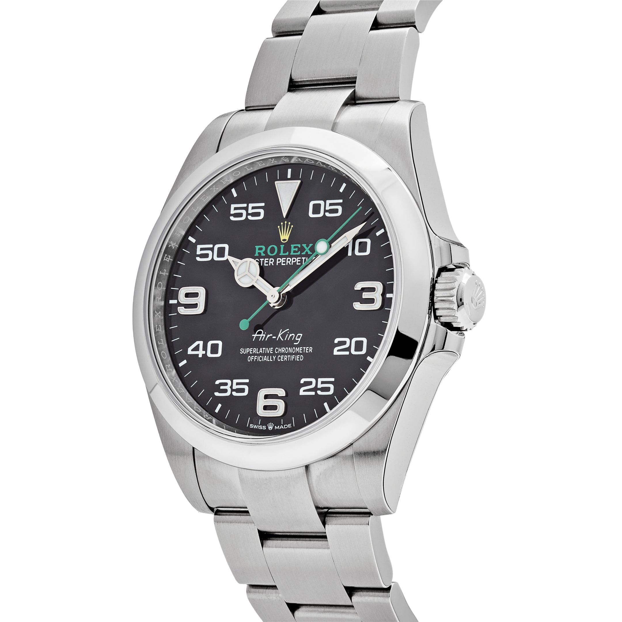 Rolex Air-King 126900 Stainless Steel Black Dial – Wrist Aficionado