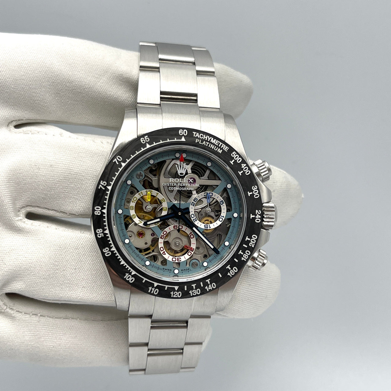 Luxury Watch Rolex Artisans De Genève - Juan Pablo Montoya Platinum Challenge 116506 Wrist Aficionado