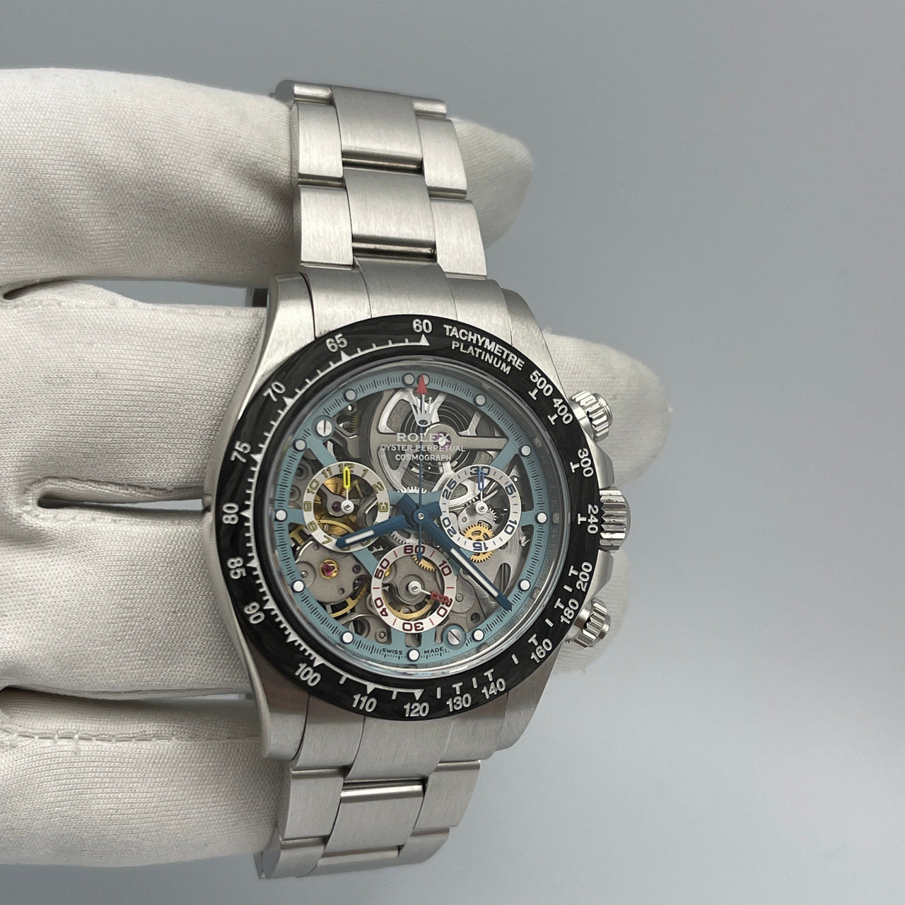 Luxury Watch Rolex Artisans De Genève - Juan Pablo Montoya Platinum Challenge 116506 Wrist Aficionado