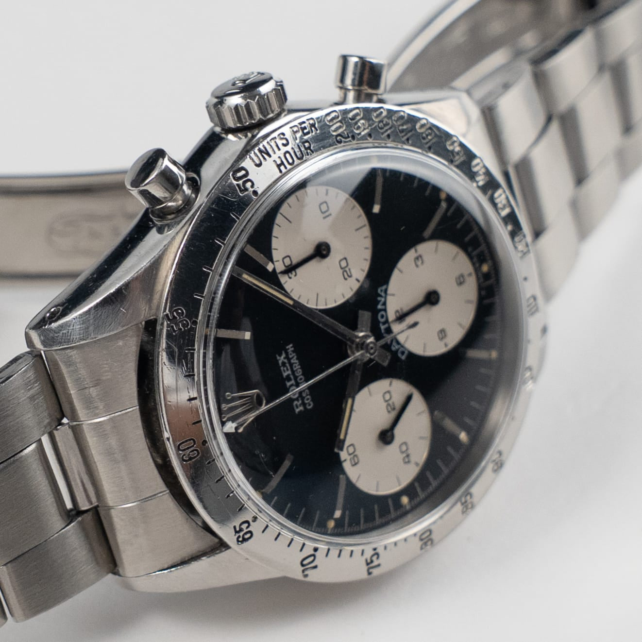 Rolex 'Blue' Daytona 6262 Stainless Steel Black 'Reverse Panda' Dial (1970)
