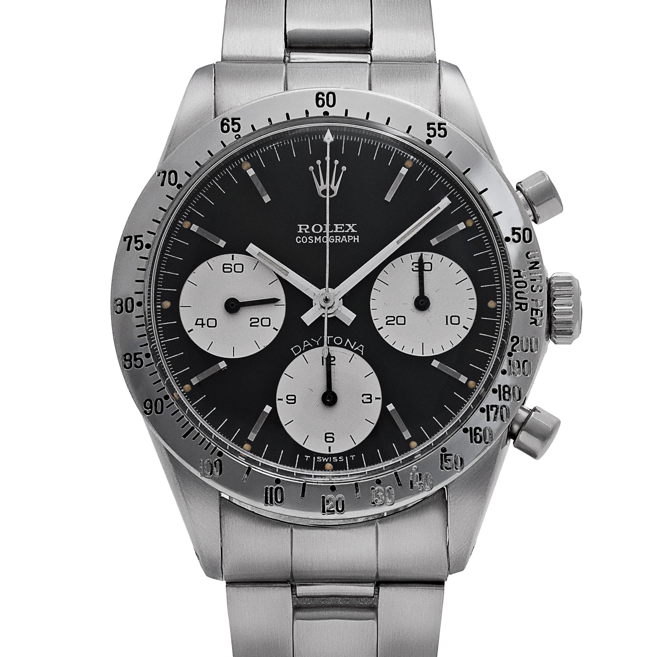 Rolex 'Blue' Daytona 6262 Stainless Steel Black 'Reverse Panda' Dial (1970)