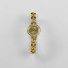 Rolex Cellini 2435 'Ladies' Yellow Gold Champagne Diamond Dial Diamond Bezel