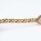 Rolex Cellini 2435 'Ladies' Yellow Gold Champagne Diamond Dial Diamond Bezel