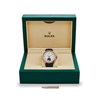 Thumbnail for Rolex Cellini 50535 Rose Gold White Dial Moon Phase (2021)