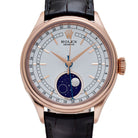 Rolex Cellini Moonphase 50535 Rose Gold White Dial (2021)