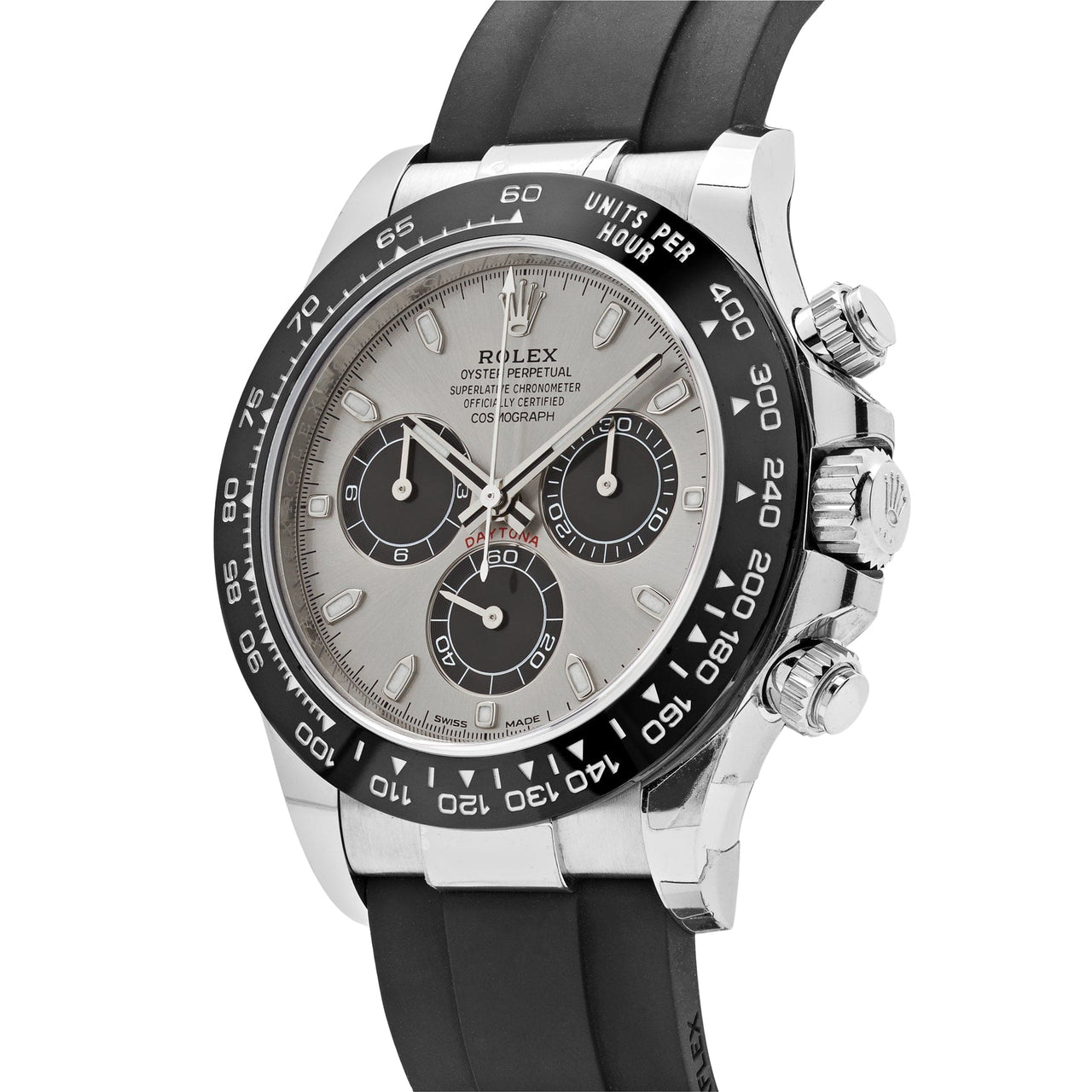 Rolex Cosmograph Daytona 116519LN White Gold Steel and Bright Black Dial (2021)