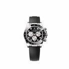 Rolex Cosmograph Daytona 126519LN White Gold Black and Steel Diamond Dial Oysterflex (2026)