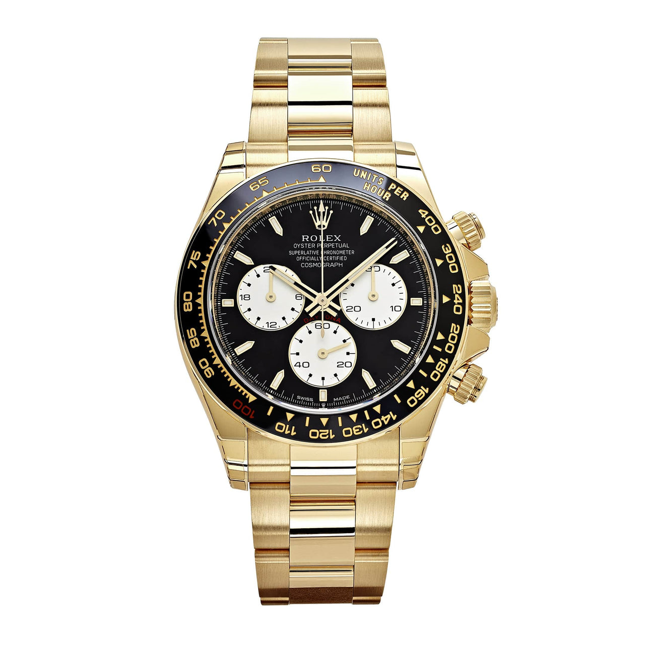 Rolex Cosmograph Daytona 126528 'Le Mans' Yellow Gold Black Dial