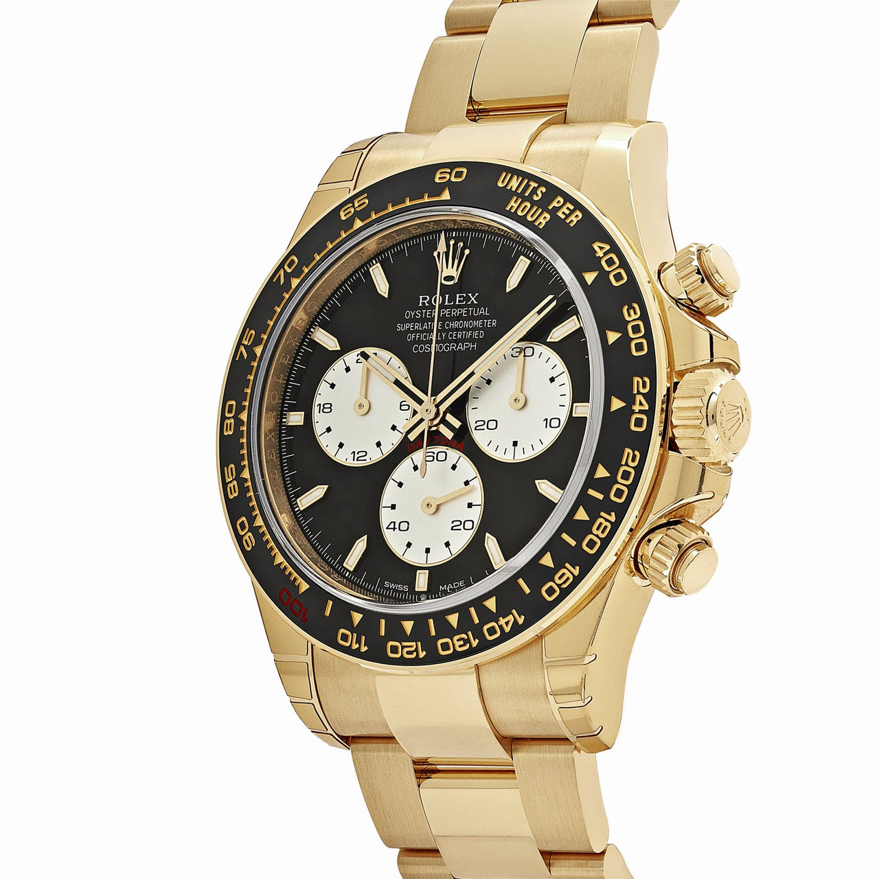 Rolex Cosmograph Daytona 126528 'Le Mans' Yellow Gold Black Dial