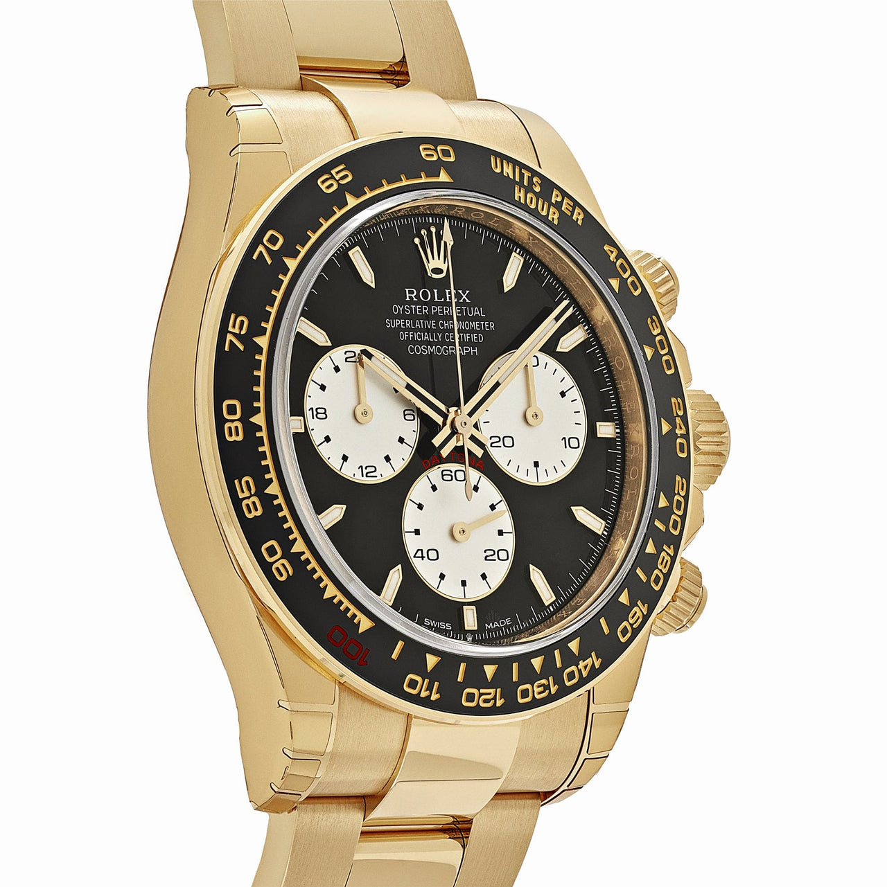 Rolex Cosmograph Daytona 126528 'Le Mans' Yellow Gold Black Dial