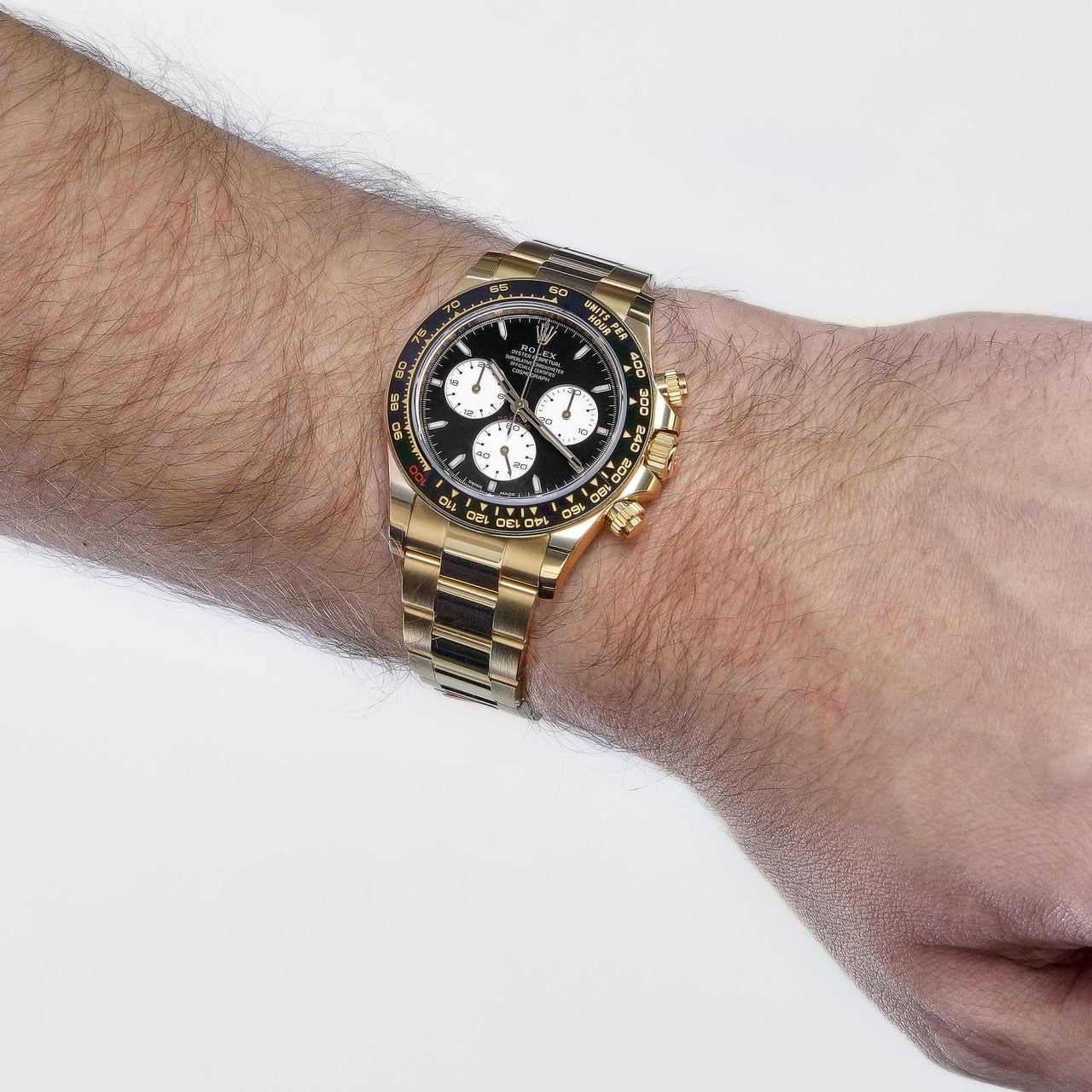 Rolex Cosmograph Daytona 126528 'Le Mans' Yellow Gold Black Dial