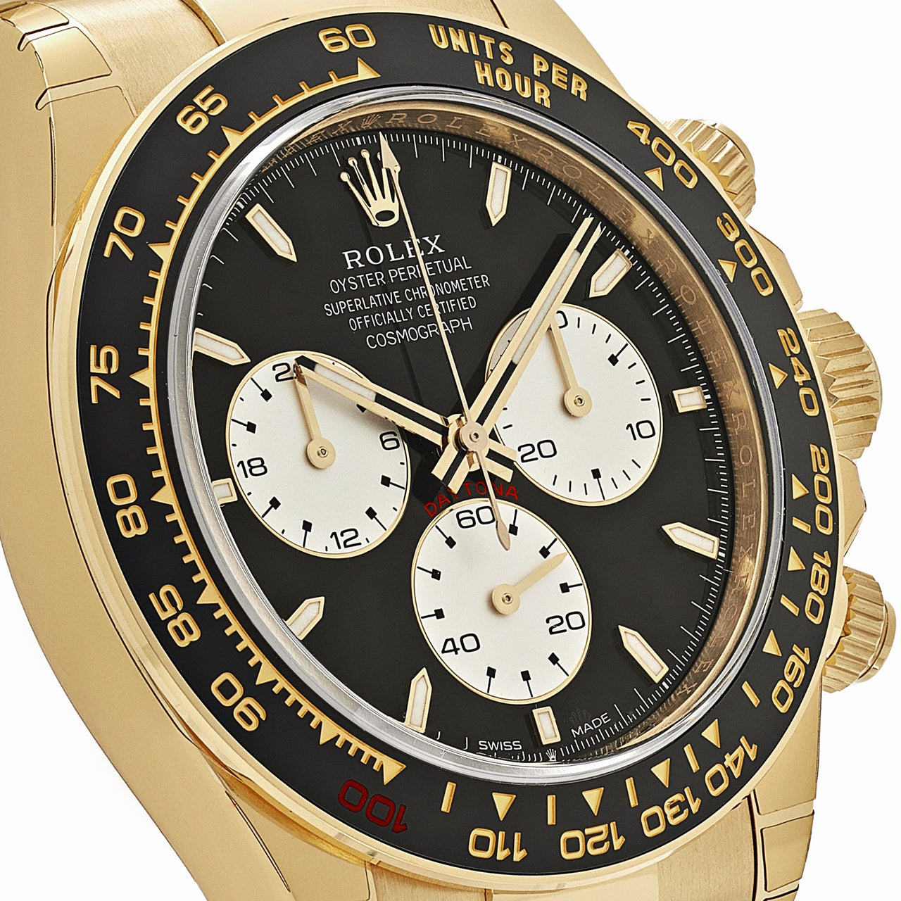 Rolex Cosmograph Daytona 126528 'Le Mans' Yellow Gold Black Dial