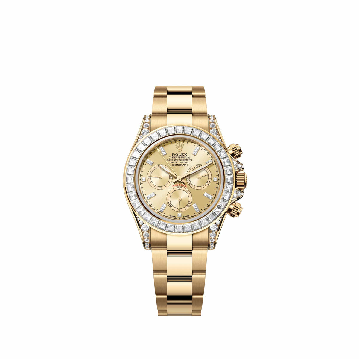Rolex Cosmograph Daytona 126598TBR Yellow Gold Golden Diamond Dial Oyster Diamond Bezel (2026)