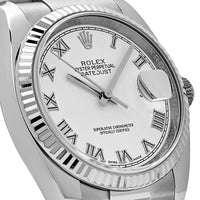 Thumbnail for Rolex Datejust 116234  Stainless Steel and  White Gold White Dial (2018)