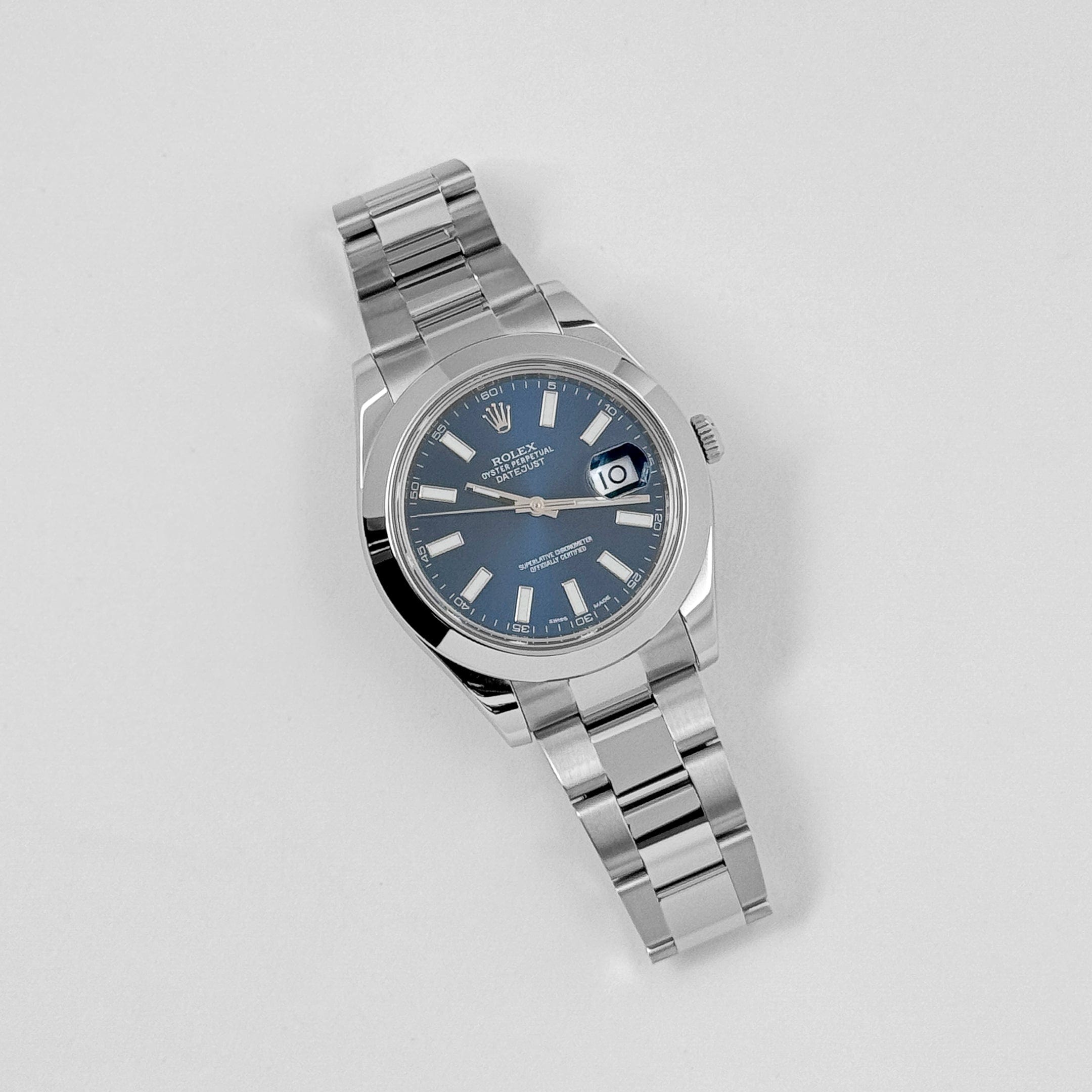 Rolex Datejust 116300 Stainless Steel Blue Dial Oyster (2014)