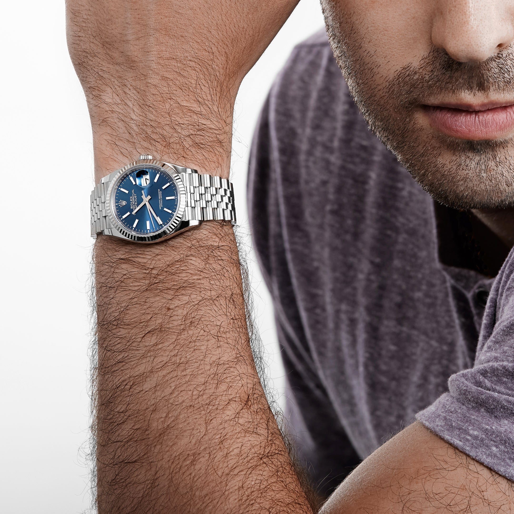 Rolex Datejust 36 126234 Stainless Steel Blue Dial Jubilee (2025