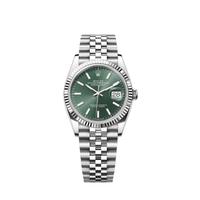 Thumbnail for Rolex Datejust 126234 White Gold Stainless Steel Mint Green Dial Oyster (2022)