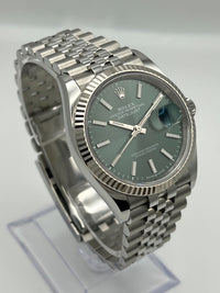 Thumbnail for Rolex Datejust 126234 White Gold Stainless Steel Mint Green Dial Oyster (2022)