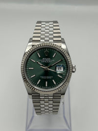 Thumbnail for Rolex Datejust 126234 White Gold Stainless Steel Mint Green Dial Oyster (2022)