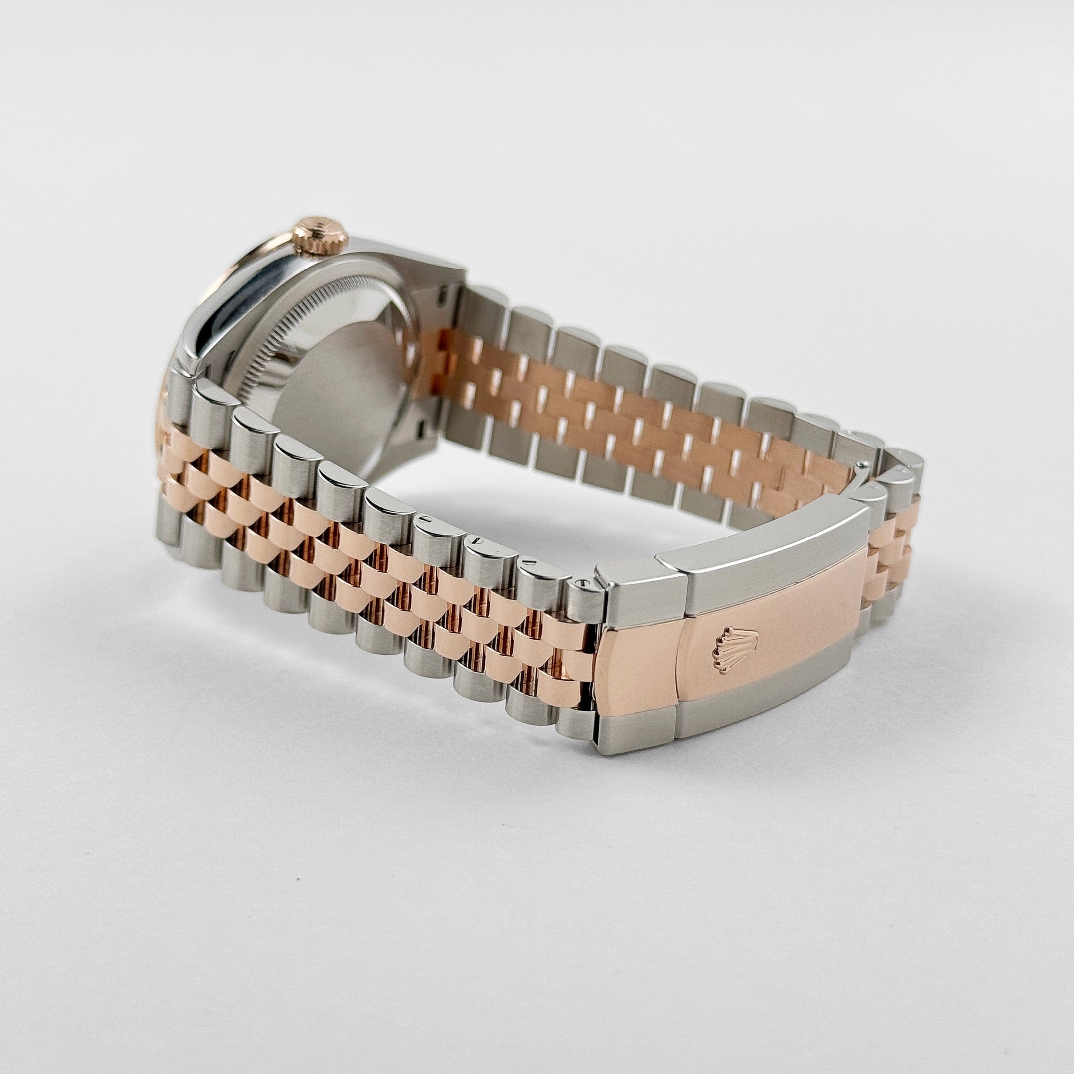 Rolex Datejust 126281RBR Rose Gold Stainless Steel Slate Diamond Dial Diamond Bezel (2023)