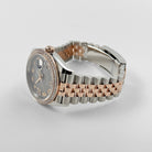 Rolex Datejust 126281RBR Rose Gold Stainless Steel Slate Diamond Dial Diamond Bezel (2023)