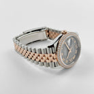Rolex Datejust 126281RBR Rose Gold Stainless Steel Slate Diamond Dial Diamond Bezel (2023)