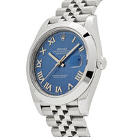 Thumbnail for Rolex Datejust 126300 Stainless Steel Blue Roman Dial Jubilee (2024)