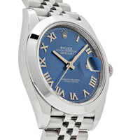 Thumbnail for Rolex Datejust 126300 Stainless Steel Blue Roman Dial Jubilee (2024)