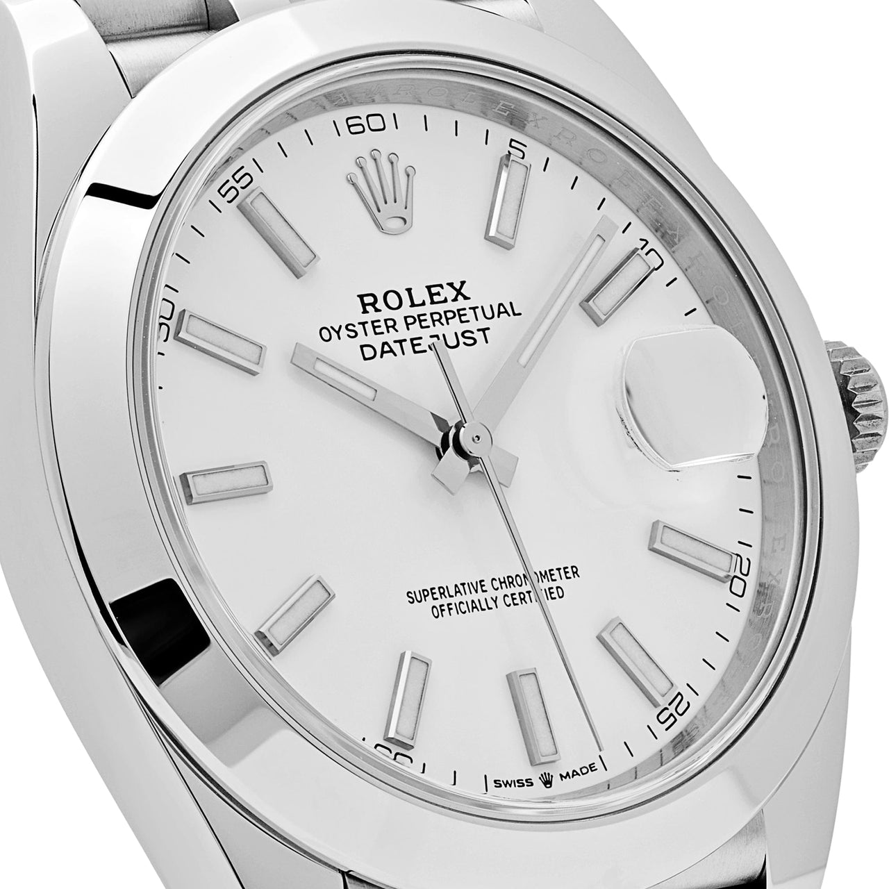 Rolex Datejust 126300 Stainless Steel White Dial Jubilee (2024)