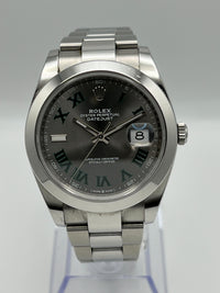 Thumbnail for Rolex Datejust 126300 'Wimbledon' Stainless Steel Slate Dial (2021)
