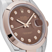 Thumbnail for Rolex Datejust 126301 Rose Gold and  Stainless Steel Chocolate Diamond Dial (2023)