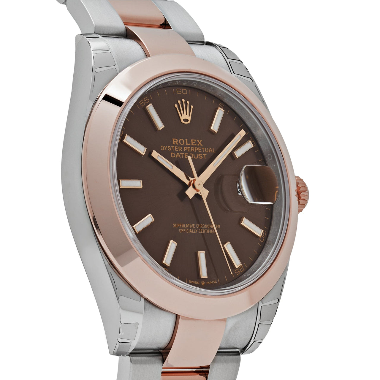 Rolex Datejust 126301 Stainless Steel Rose Gold Chocolate Dial (New 2024)