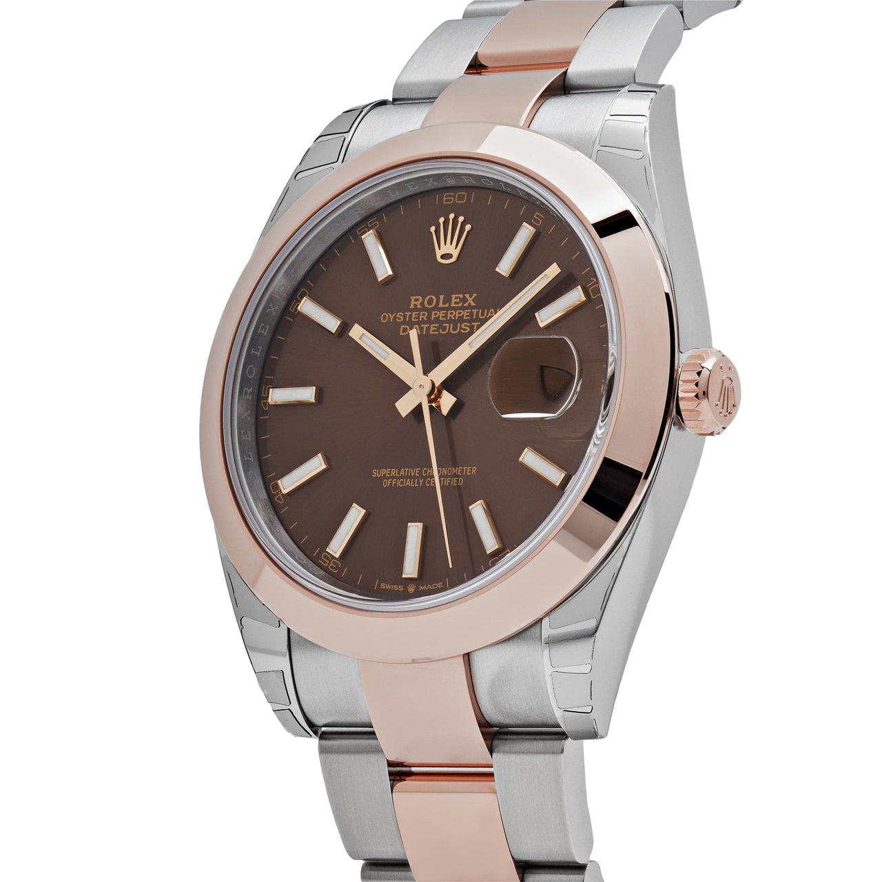 Rolex Datejust 126301 Stainless Steel Rose Gold Chocolate Dial (New 2024)