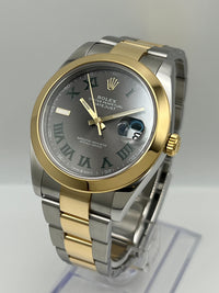 Thumbnail for Rolex Datejust 126303 'Wimbledon' Yellow Gold Stainless Steel Slate Dial (2020)