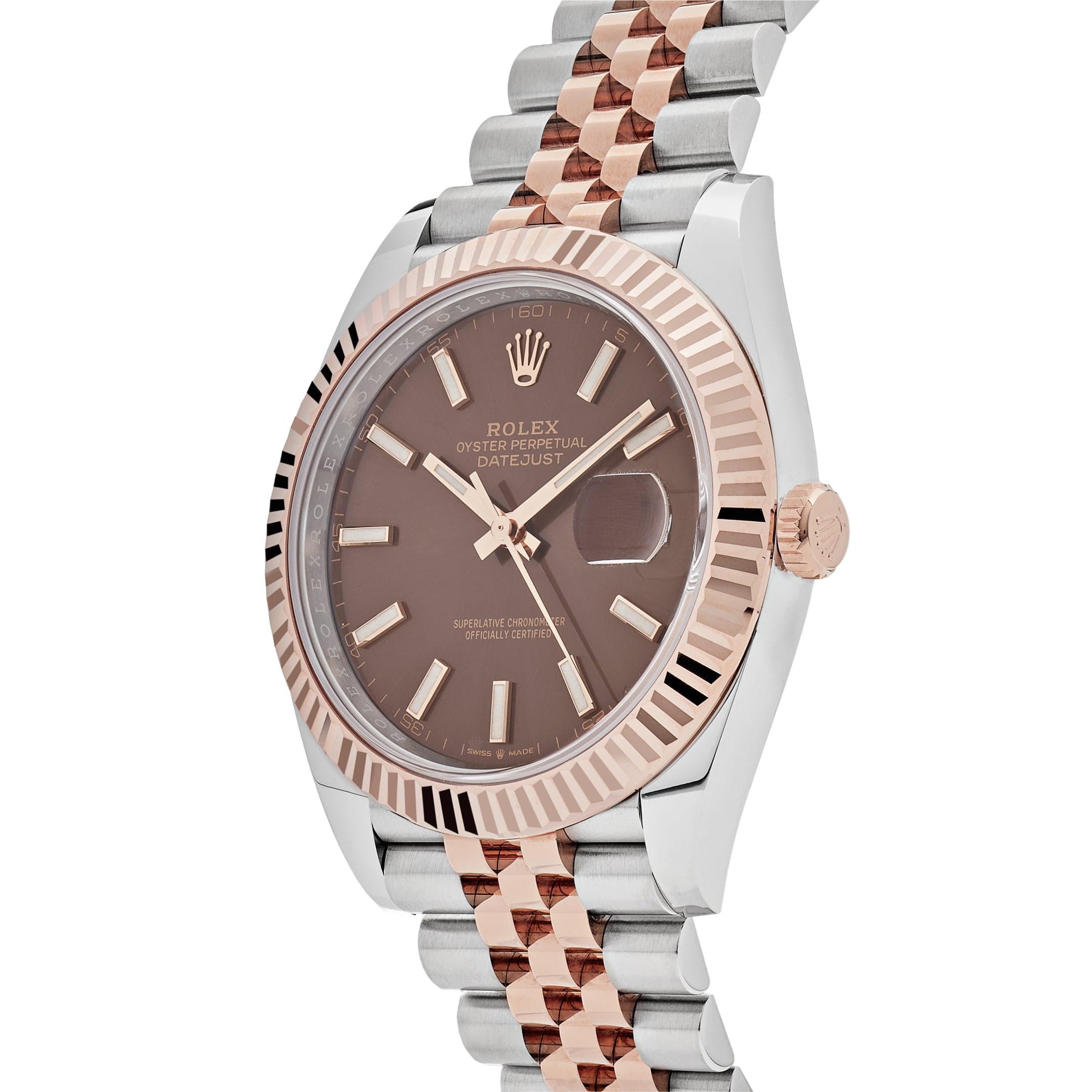 Rolex Datejust 126331 Two-Toned Rose Gold Stainless Steel Chocolate Dial