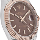 Rolex Datejust 126331 Two-Toned Rose Gold Stainless Steel Chocolate Dial