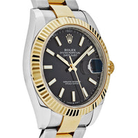 Thumbnail for Rolex Datejust 41 Yellow Gold /  Stainless Steel Oyster Black Dial 126333