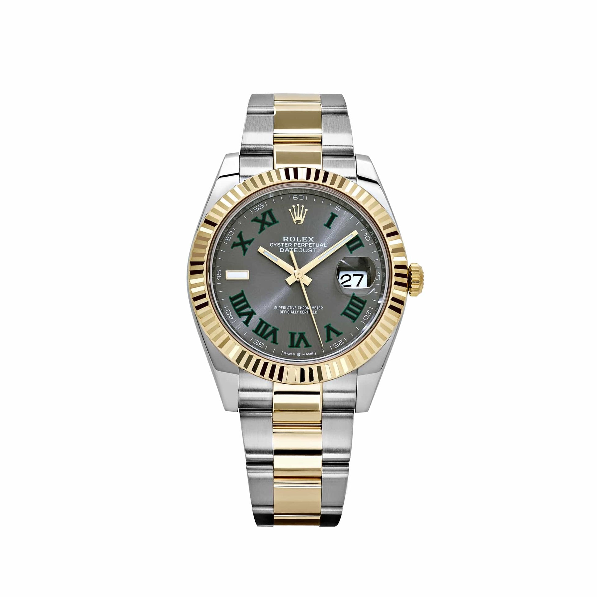 Rolex Datejust 41 126333 Yellow Gold Stainless Steel Wimbledon