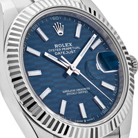 Thumbnail for Rolex Datejust 126334 Stainless Steel and White Gold Fluted Motif Blue Dial Oyster (2023)